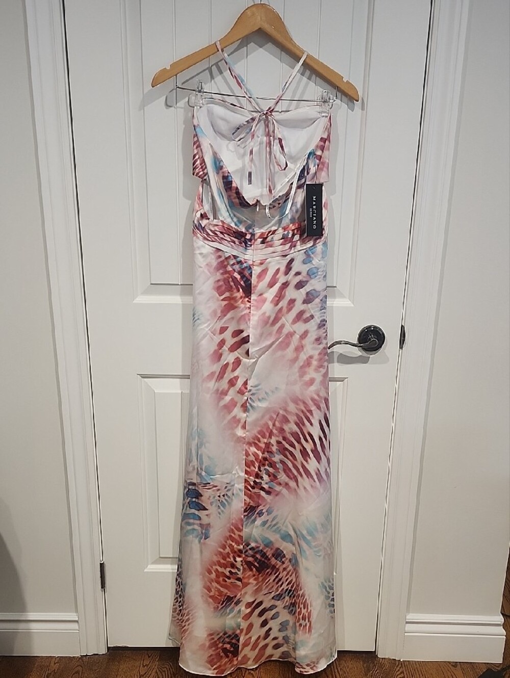 Guess by Marciano Pink Multi-Print Strapless Maxi Dress - Picture 2 of 6